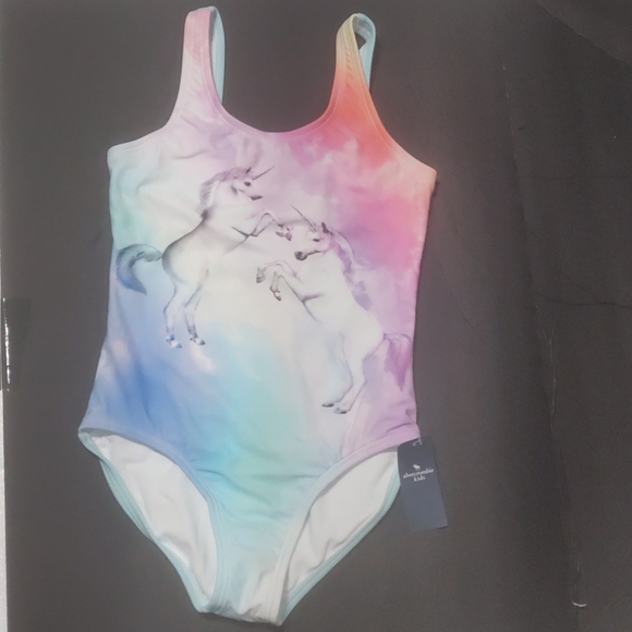 Abercrombie kids one pieceswimsuit size 11/12 - Picture 2 of 7